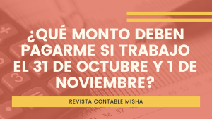 trabajo 31 de octubre pago