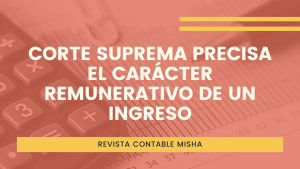 caracter remunerativo ingreso