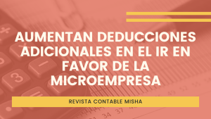 deducciones para empresas microempresas