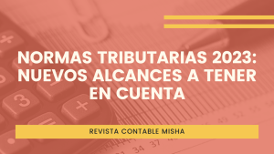 normas tributarias 2023 actualizaciones