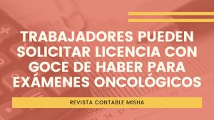 Licencia por examenes oncologico