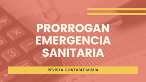 prorroga emergencia sanitaria