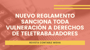 reglamento sanciona vulneracion teletrabajadores