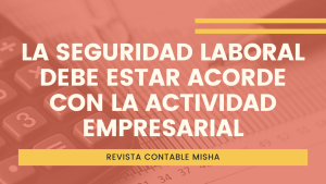 seguridad laboral actividad empresarial