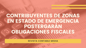 estado de emergencia obligaciones fiscales