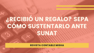 sepa como sustentar regalo