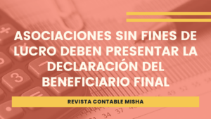 asociaciones sin fines de lucro declaracion final