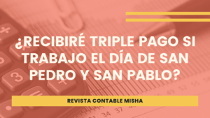 recibire pago triple feriado