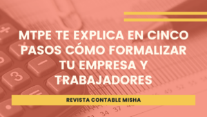 MTPE formaliza empresas