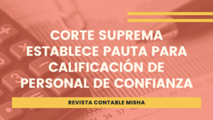 corte suprema trabajador confianza