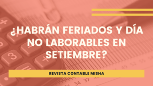 feriados no laborables setiembre