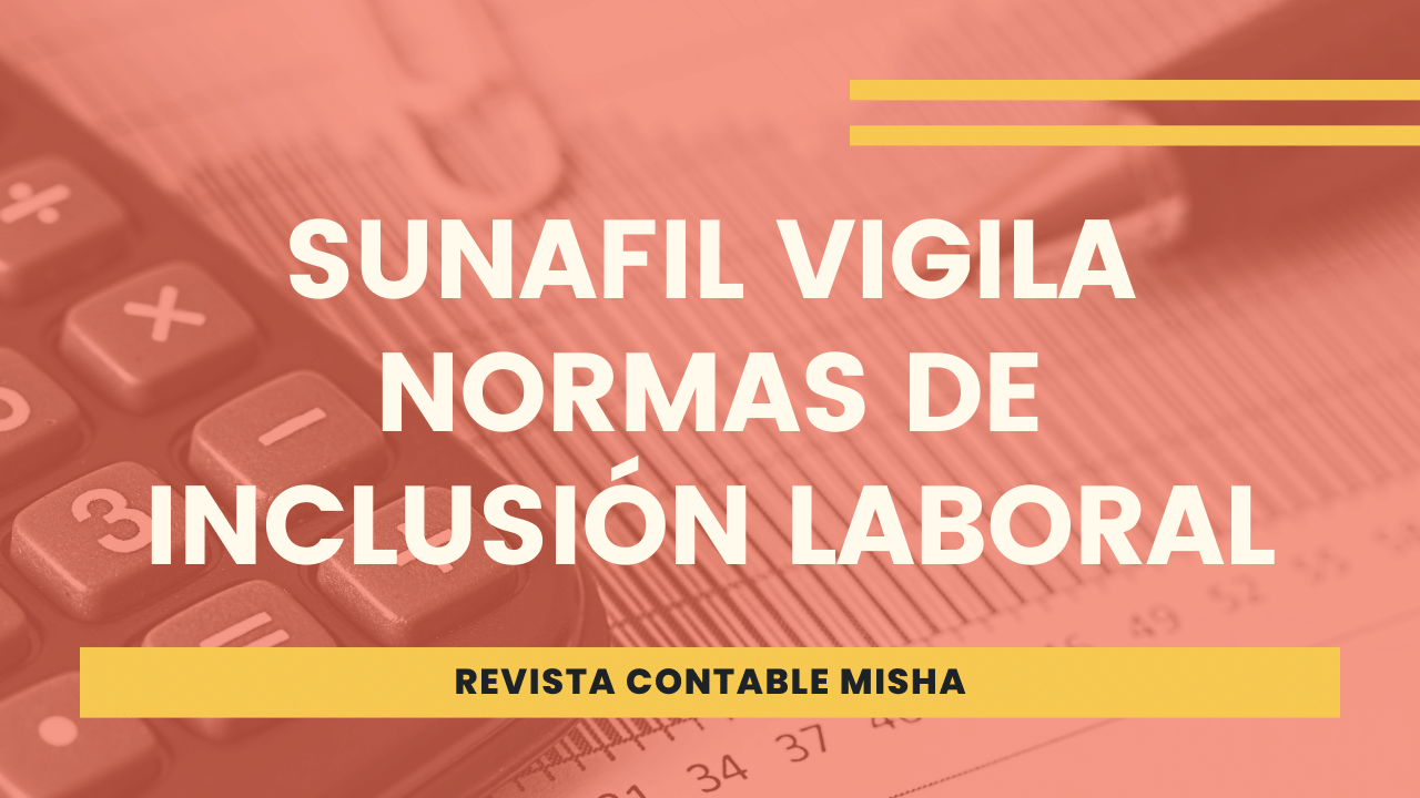 Sunafil Vigila Normas De Inclusión Laboral - Ayuda Contable