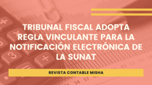 tribunal fiscal notificacion electronica