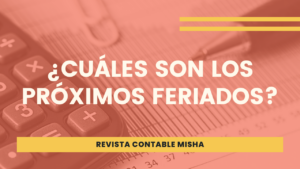 cuales son los proximos feriados